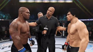 Bruce Lee vs. Mike Tyson (EA Sports UFC 2) - Rematch 🐲🥊 - Dragon Fights 🐉