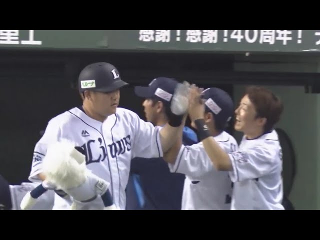 【4回裏】記録更新!! ライオンズ・中村が通算18本目の満塁弾を放つ!! 2019/6/14 L-S
