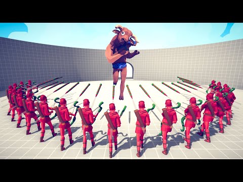 GIANT MINOTAUR vs 20x EVERY UNIT 🐮🐮🐮 | Totally Accurate Battle Simulator TABS