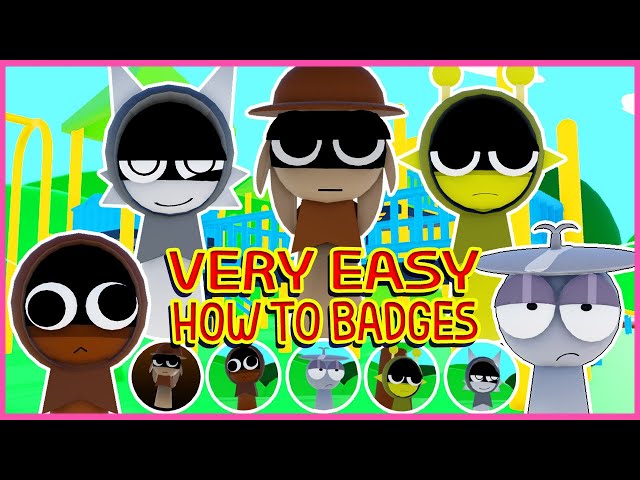 Roblox - Update Gamepass - How to get 4 New Badges in 3D Sprunki ...