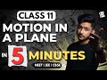 Motion In A Plane Class 11 In 5 Minutes Quick Revision NEET JEE CBSE