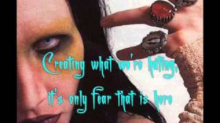 Wrapped In Plastic - Marilyn Manson [Lyrics, Video w/ Pic.]