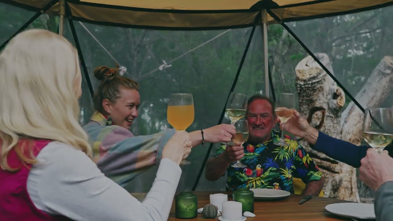 Our Flinders Island Eco-Comfort Camp - enticing even non-walkers