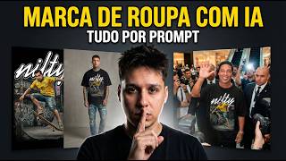 Como Criar uma Marca de Roupas Usando IA (SÓ COM PROMPT!)