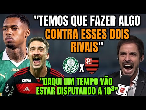 Argentine journalists predicting Palmeiras and Flamengo will win 10 Libertadores titles.