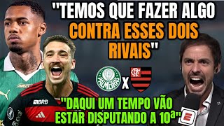 JORNALISTAS ARGENTINOS PREVENDO PALMEIRAS E FLAMENGO COM 10 LIBERTADORES