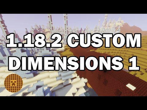 How To Make CUSTOM DIMENSIONS in Minecraft 1.18.2!