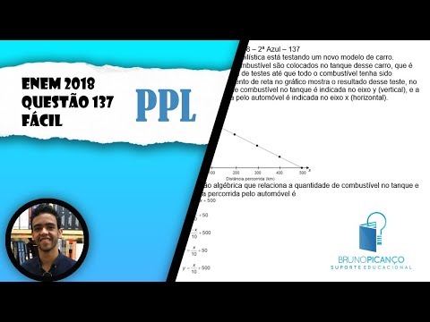[ENEM 2018-PPL] Questão 137 📘 #125-FUNÇÃO AFIM