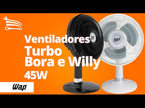 Ventilador Turbo 45W  Bora Preto - Video