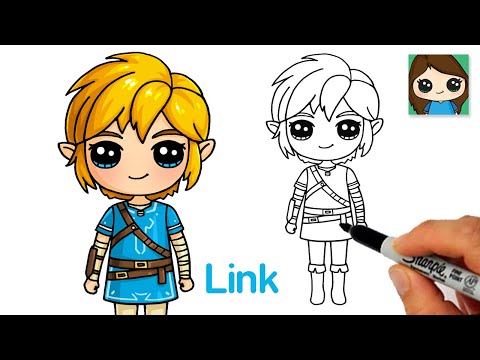 How to Draw Link | The Legend of Zelda | Breath of the Wild