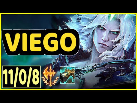 VIEGO VS OLAF - 11/0/8 KDA JUNGLE GAMEPLAY GRANDMASTER I