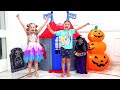Roma and Diana  Halloween Adventures for Kids Video