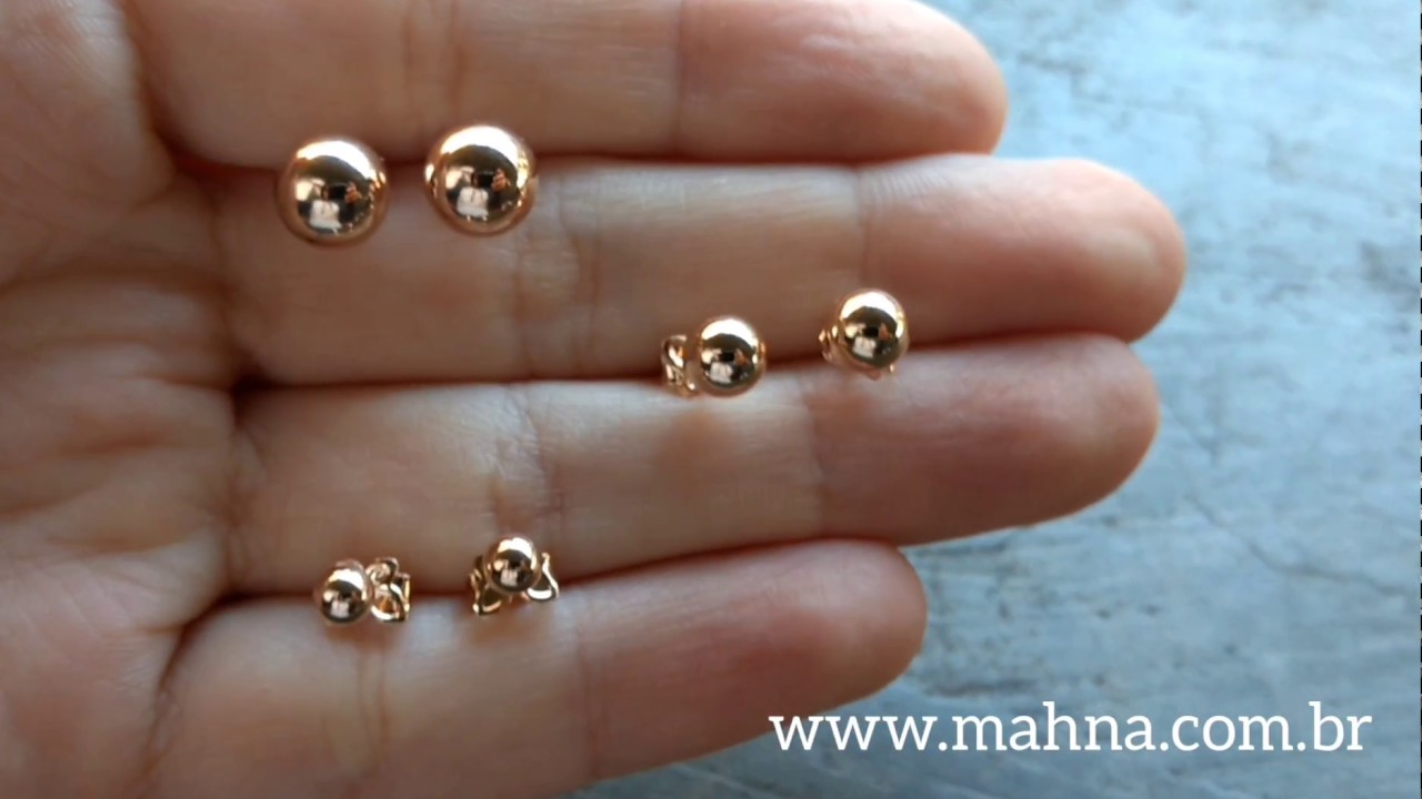 Watch Now KIT 3 BRINCOS DE BOLINHA ROMMANEL | MAHNÁ ACESSÓRIOS KIT 3 BRINCOS DE BOLINHA ROMMANEL | MAHNÁ ACESSÓRIOS