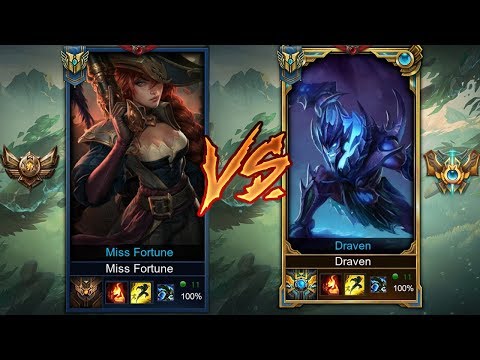 Challenger Draven vs. Bronze Miss Fortune | League of Legends Top