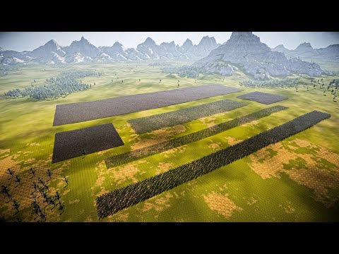 ROMANS AND MEDIEVAL ARMY AGAINST 300K SPARTANS - Ultimate Epic Battle Simulator 2 UEBS 2