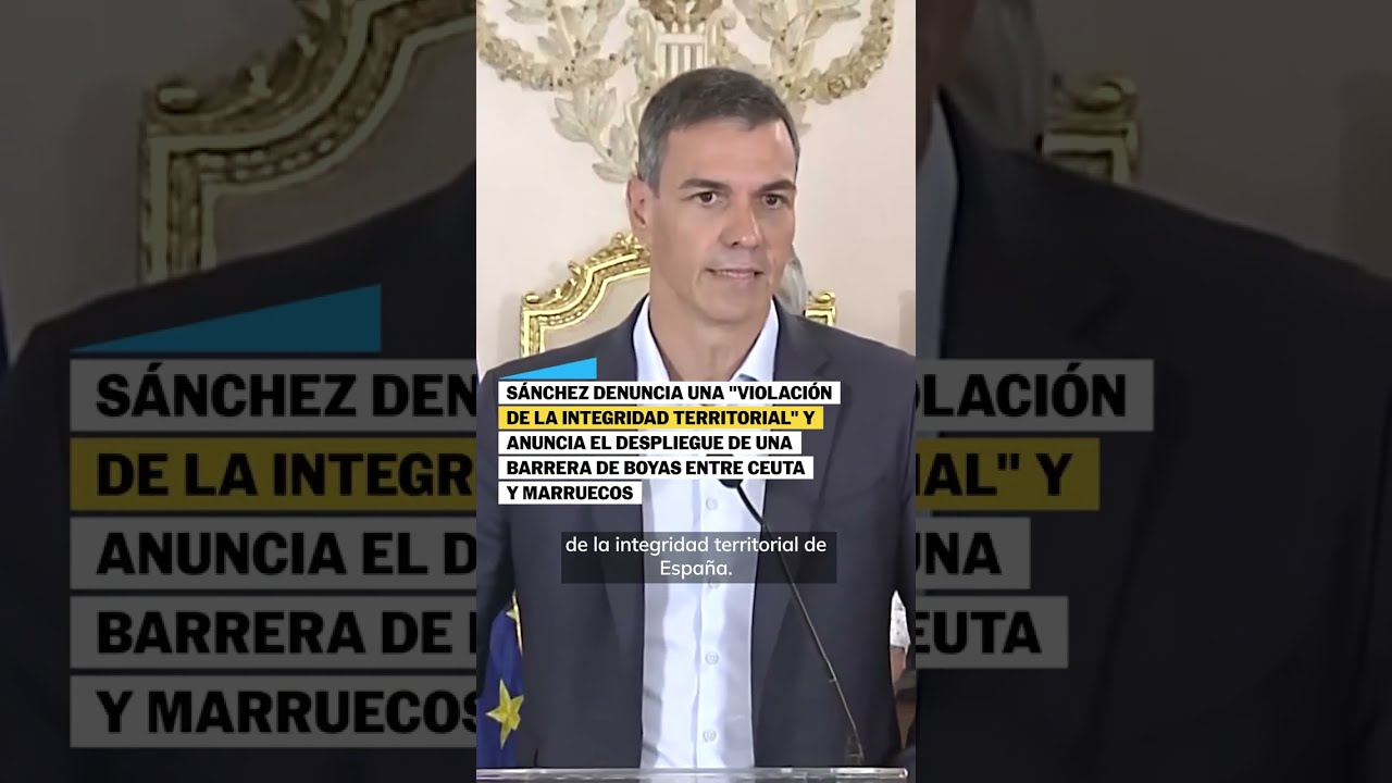 Sánchez denuncia una “violación de la integridad territorial de España” #shorts