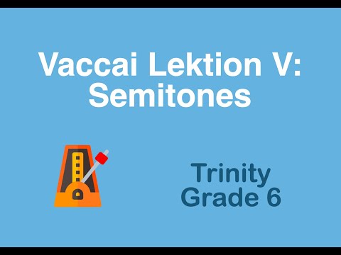 Vaccai Exercise: Lektion V (Semitones: Delira Dubbiosa) | High, Medium & Low Voice | Sing-Along