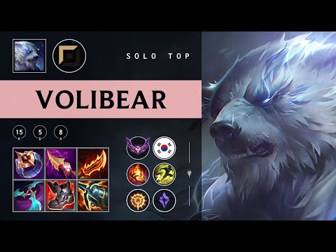 Volibear Top vs Fiora - KR Master Patch 25.24