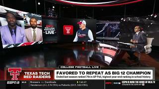 College Football Live | Can Texas Tech Repeat as Big 12 Champions? Hammond locked in as Wk 1 starter