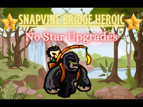 Kingdom Rush Frontiers: No Stars/No Spells/No Instakill - Snapvine Bridge Heroic - Dierdre - Veteran
