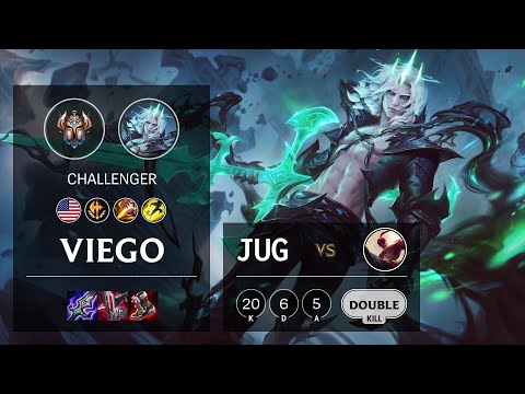 Viego Jungle vs Lee Sin - NA Challenger Patch 11.17