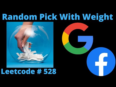 Random Pick With Weight Leetcode 528 Python