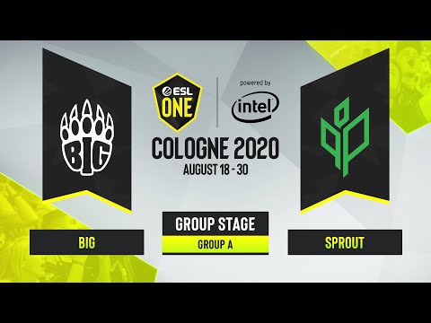 CS:GO - BIG vs. Sprout [Mirage] Map 1 - ESL One Cologne 2020 - Group A - EU