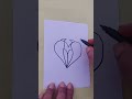 Cute love bird drawing #shorts #youtubeshorts #easydrawing #cutedraws #heart