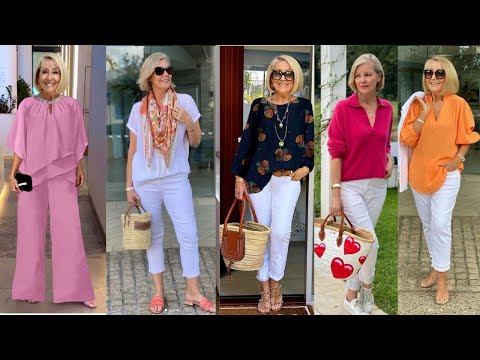 Cómo vestir de 40 a 75 años Linda y Leanne. Looks elegantes y Modernos