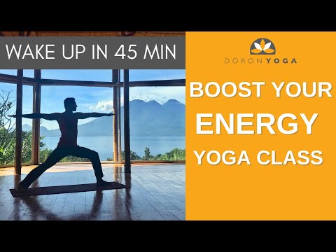 Dynamic, energy booster yoga class | Morning Yoga Flow | 45 min to feel awake and empowered!