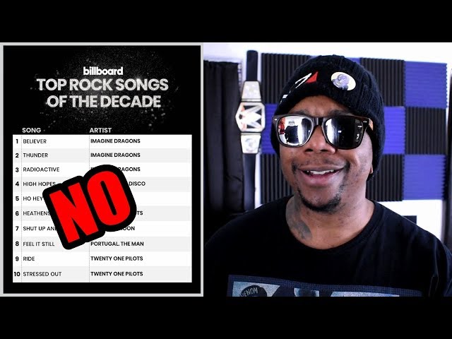 billboard top rock songs of the decade