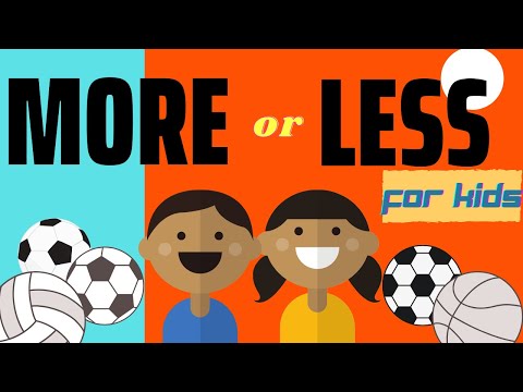 HOW TO TEACH KIDS THE DIFFERENCE OF MORE VS LESS | EARLY LEARNING | #toddler #homeschool