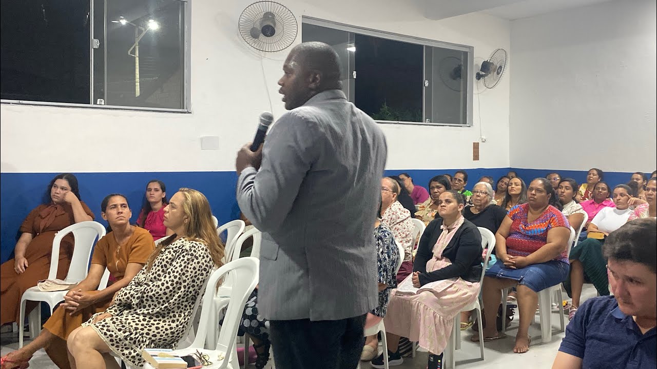 Parte da pregação do Pastor Marcelo Silva