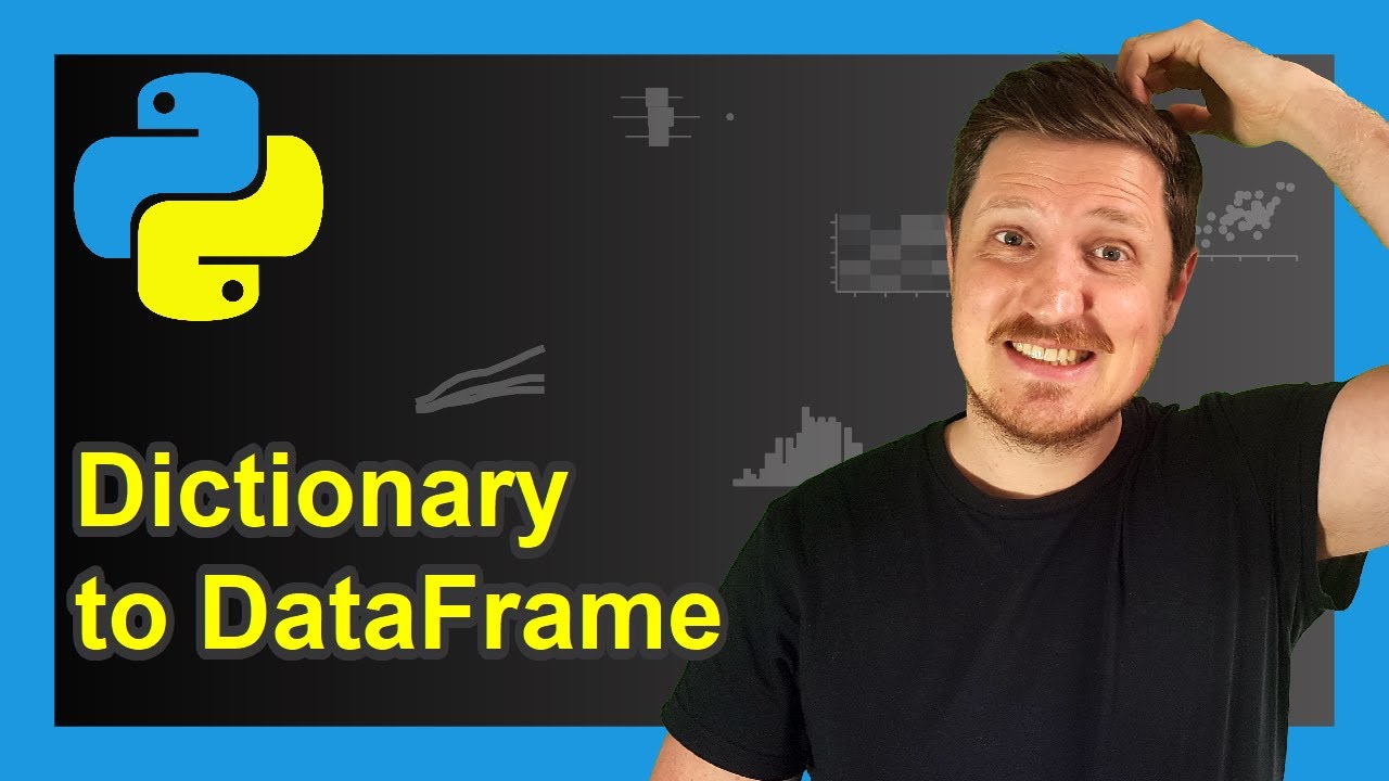 Convert Dictionary to pandas DataFrame in Python (Example) | How to Create Row & Column from Dict