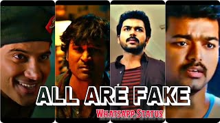 All Are Fake Whatsapp Status...