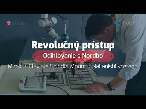 Zrážanie hrán s Nordbo Mimic a Flexible Spindle Mount
