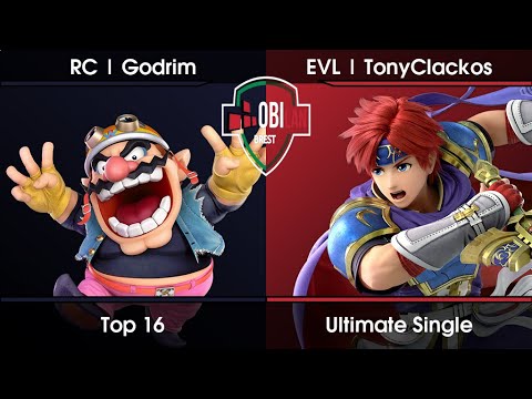 Obilan 2023 Top 16 - RC | Godrim (Wario) Vs. EVL | TonyClackos (Roy) SSBU Ultimate Tournament