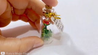 Miniature Bottle charm 1| Beauty and the Beast inspired I Valentine’s Day gift ideas