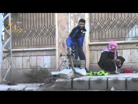 استهداف مقرات النظام بقذائف الهاون من قبل لواء لا إله إلّا الله في دير الزور