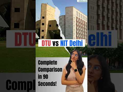 DTU vs NIT Delhi: Which is better? Compare Ranking, Courses, Salary, Campus, Alumni #dtu #nitdelhi