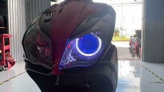 Airblade 2015 Độ Bi Led Kenzo S500 Pro Độc Nhãn Long T23Shop Cần Thơ