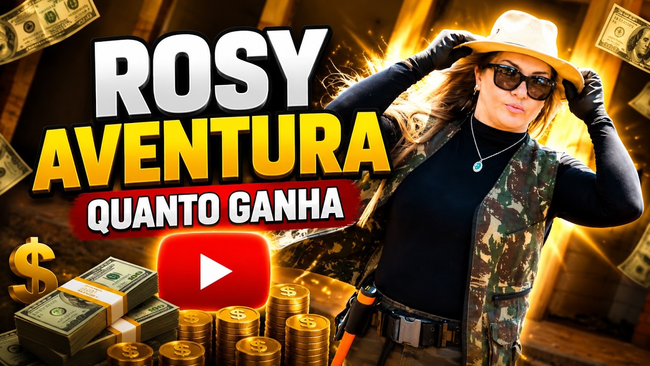 QUANTO GANHA O CANAL ROSY AVENTURA ? | GANHOS REAIS 2026