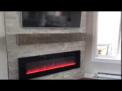 Chimeneas Electricas Decorativas Empotrable 40pLG Multicolor | Mercado