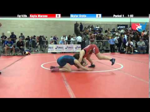 FILA Cadet 65 kg / 143.25 lbs. - Kayla Marano vs. Skylar Grote