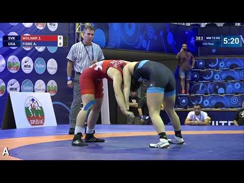 1/8 WW - 72 kg: Z. MOLNAR (SVK) v. A. FISKE (USA)