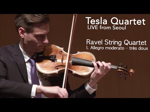 Tesla Quartet | Ravel String Quartet I. Allegro moderato – très doux