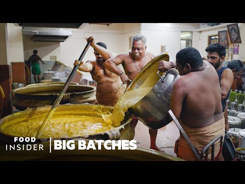 How 150,000 People Are Fed For Onam In Kerala, India | Big Batches | Insider Food