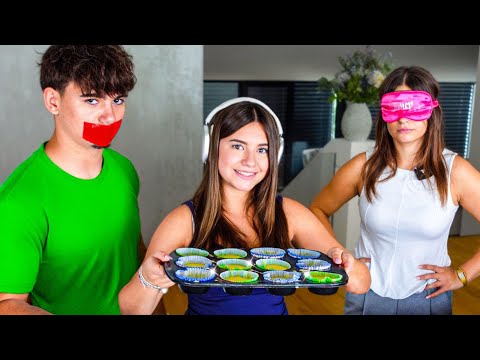 Blind, deaf, mute - BAKING MUFFINS😰