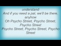 Richard Thompson - Psycho Street Lyrics