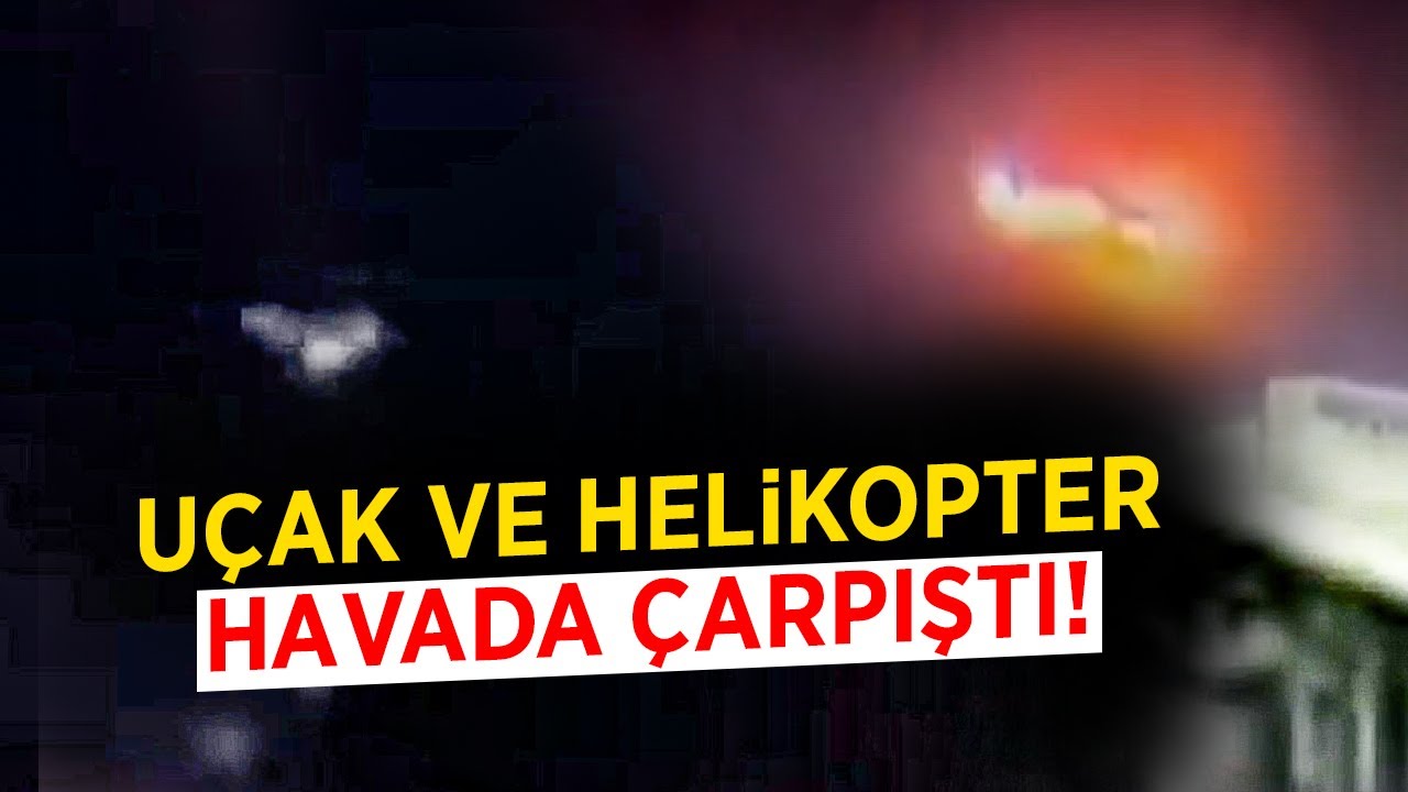 ABD’de Facia Gibi Kaza: Helikopterle Yolcu Uçağı Çarpıştı